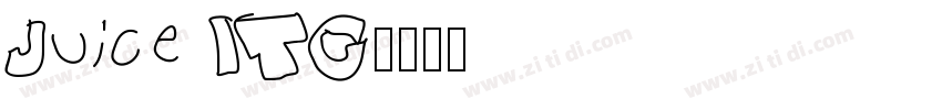 Juice ITC字体转换